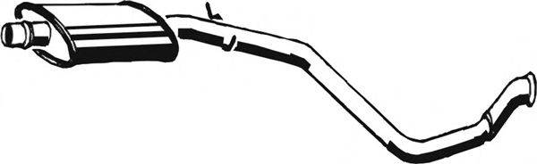 Середній глушник вихлопних газів