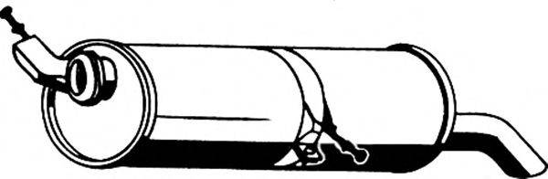 Глушник вихлопних газів кінцевий