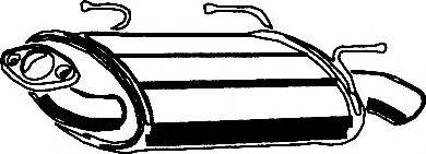 Глушник вихлопних газів кінцевий