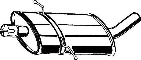 Середній глушник вихлопних газів