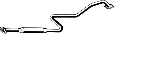 Середній глушник вихлопних газів