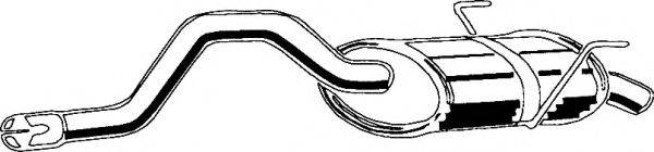 Глушник вихлопних газів кінцевий