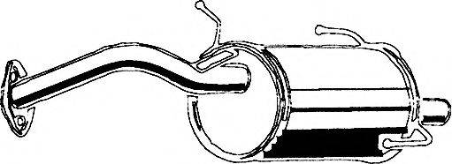 Глушник вихлопних газів кінцевий