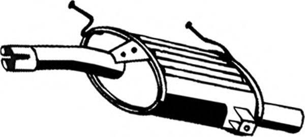 Глушник вихлопних газів кінцевий