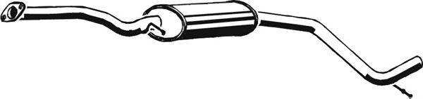 Середній глушник вихлопних газів