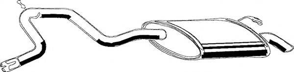 Глушник вихлопних газів кінцевий