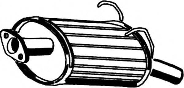 Глушник вихлопних газів кінцевий