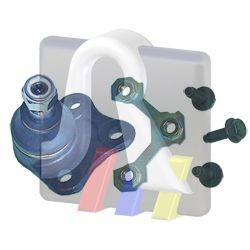 Несучий / напрямний шарнір