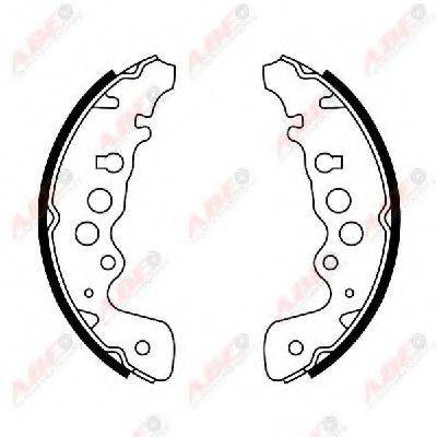 Комплект гальмівних колодок