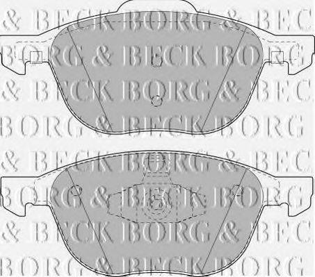 Комплект гальмівних колодок, дискове гальмо