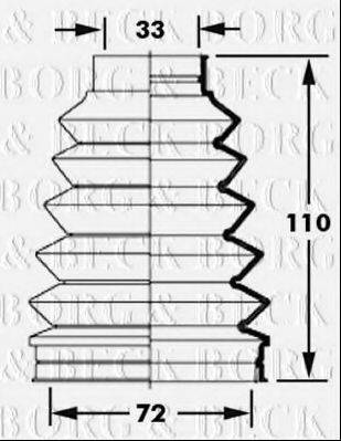 Пильовик, приводний вал