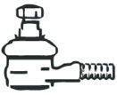 Наконечник поперечної кермової тяги
