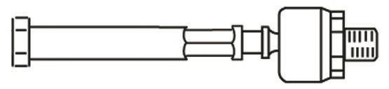 Осьовий шарнір, рульова тяга