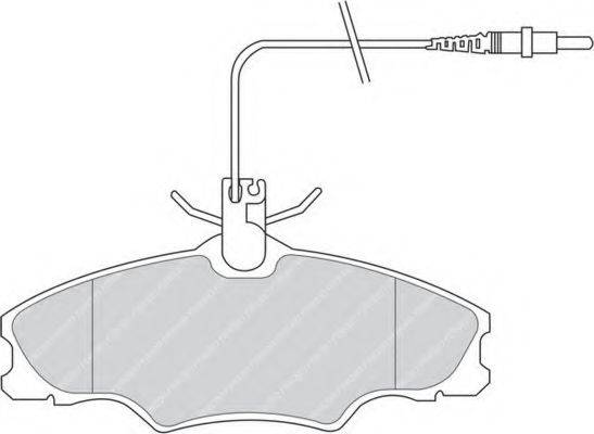 Комплект гальмівних колодок, дискове гальмо