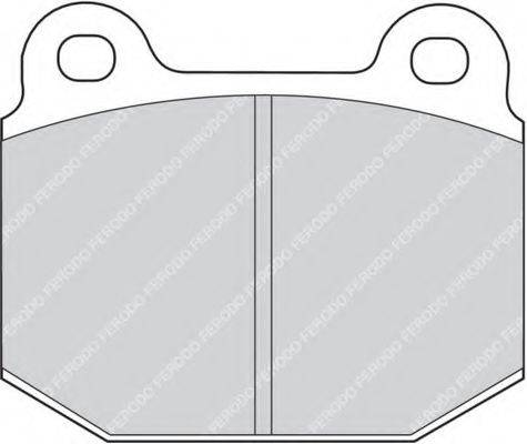 Комплект гальмівних колодок, дискове гальмо