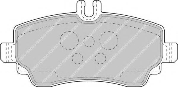 Комплект гальмівних колодок, дискове гальмо