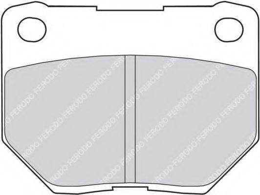 Комплект гальмівних колодок, дискове гальмо