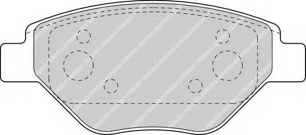 Комплект гальмівних колодок, дискове гальмо