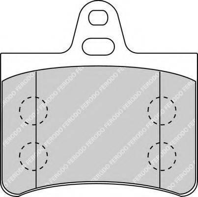Комплект гальмівних колодок, дискове гальмо
