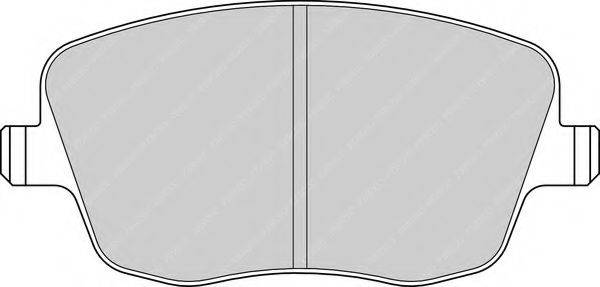 Комплект гальмівних колодок, дискове гальмо