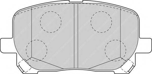 Комплект гальмівних колодок, дискове гальмо