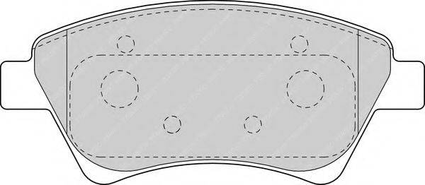 Комплект гальмівних колодок, дискове гальмо