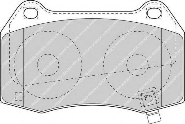Комплект гальмівних колодок, дискове гальмо