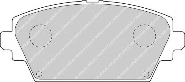 Комплект гальмівних колодок, дискове гальмо