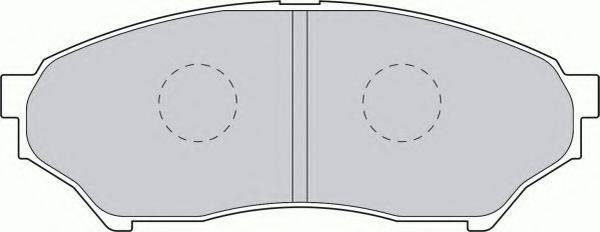 Комплект гальмівних колодок, дискове гальмо