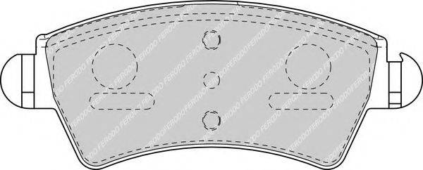 Комплект гальмівних колодок, дискове гальмо