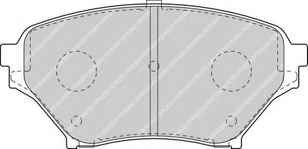 Комплект гальмівних колодок, дискове гальмо
