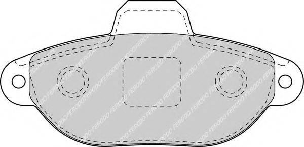 Комплект гальмівних колодок, дискове гальмо