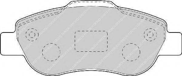 Комплект гальмівних колодок, дискове гальмо