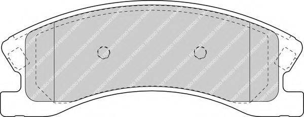Комплект гальмівних колодок, дискове гальмо