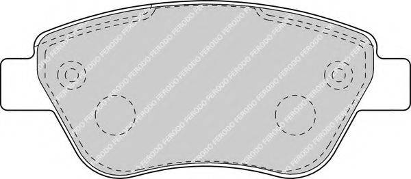 Комплект гальмівних колодок, дискове гальмо