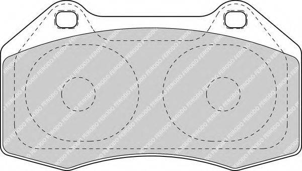 Комплект гальмівних колодок, дискове гальмо
