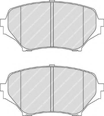 Комплект гальмівних колодок, дискове гальмо
