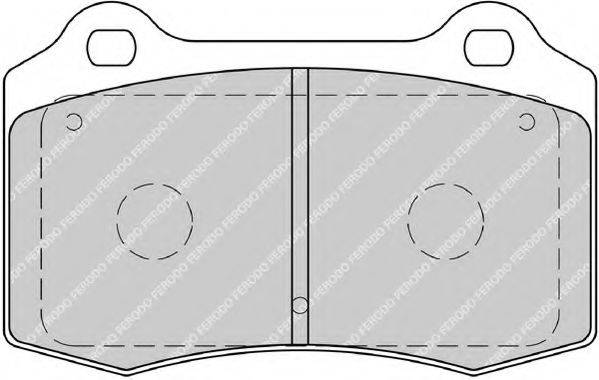 Комплект гальмівних колодок, дискове гальмо