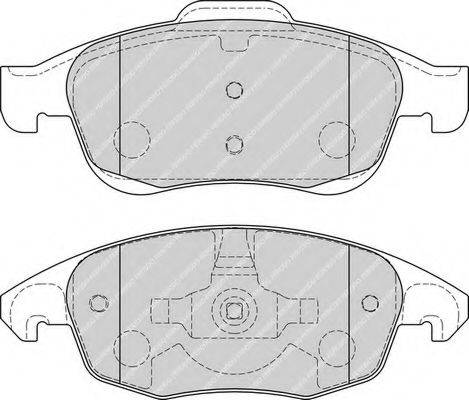 Комплект гальмівних колодок, дискове гальмо