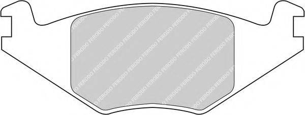 Комплект гальмівних колодок, дискове гальмо