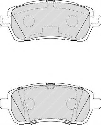 Комплект гальмівних колодок, дискове гальмо