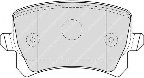 Комплект гальмівних колодок, дискове гальмо
