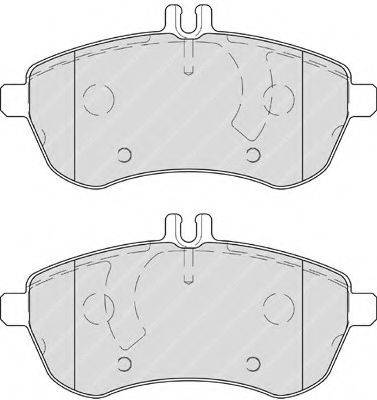 Комплект гальмівних колодок, дискове гальмо