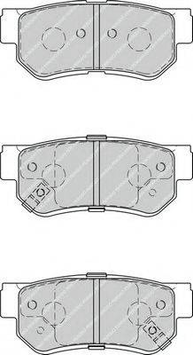 Комплект гальмівних колодок, дискове гальмо