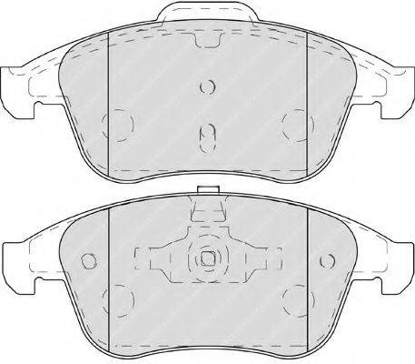 Комплект гальмівних колодок, дискове гальмо