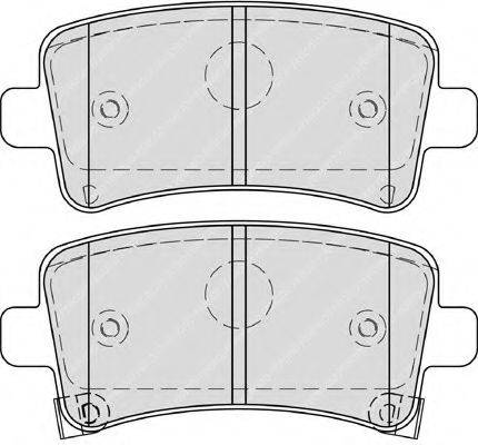 Комплект гальмівних колодок, дискове гальмо