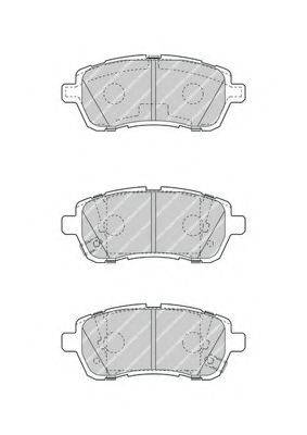 Комплект гальмівних колодок, дискове гальмо