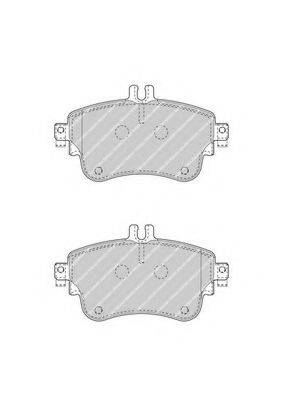 Комплект гальмівних колодок, дискове гальмо