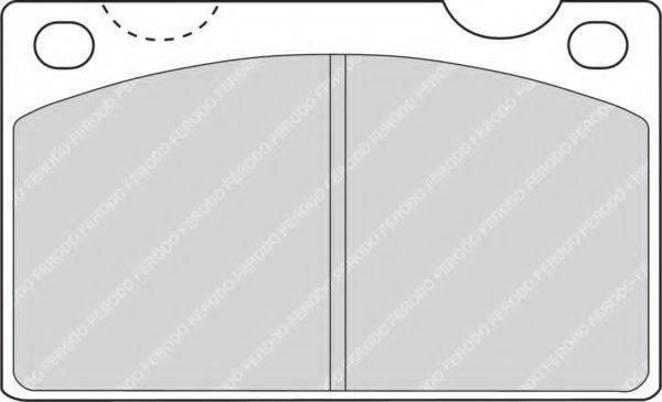 Комплект гальмівних колодок, дискове гальмо