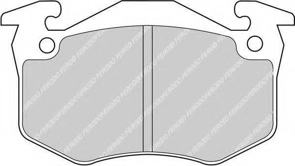 Комплект гальмівних колодок, дискове гальмо